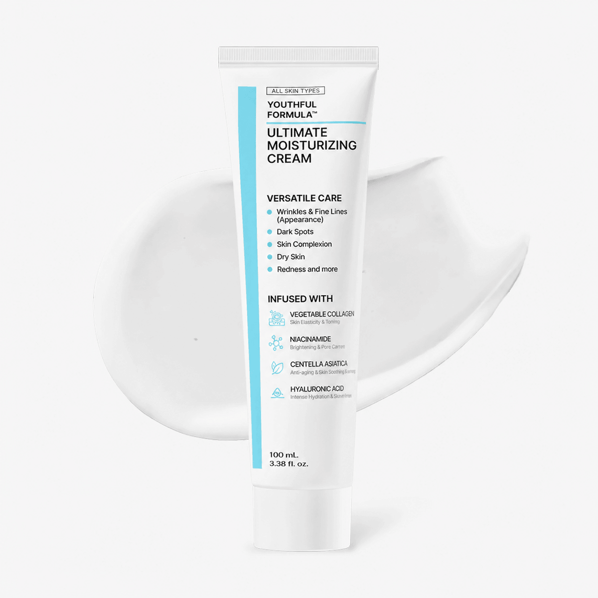 Crema Hidratante Coreana con Colágeno y Niacinamida – 100 ml